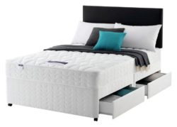 Silentnight - Travis Miracoil Small - Double - Divan Bed - 4 Drawer